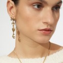 Sonia Rykiel, POETIC GARDEN ASYMMETRIC TALISMANS EARRINGS