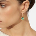 Sonia Rykiel, GOLDEN MEDALS LUCKY CLOVER EARRINGS