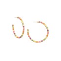 Sonia Rykiel, Colorful hoop earrings