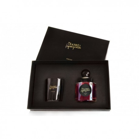 RUBY  (Rubino),  Gift box: 200ml Home Fragrance + 160gr Candle Ruby, Teatro Fragranze Uniche 